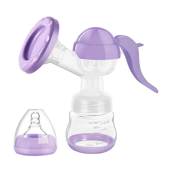 PP Manual Breast Pump Baby Milk 100 Safe Baby Breast Milk Collector Oem/Odm Silicone Breast Pump Manual