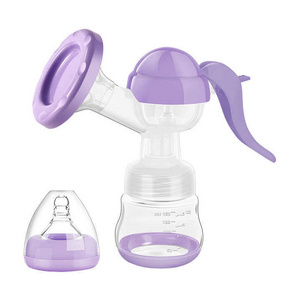 PP Manual Breast Pump Baby Milk 100 Safe Baby Breast Milk Collector Oem/Odm Silicone Breast Pump Manual