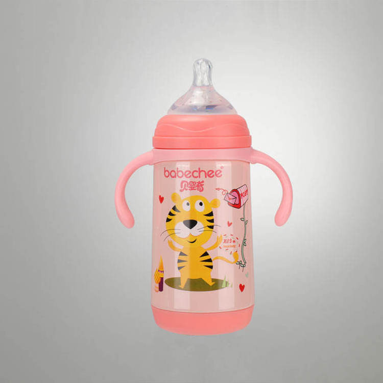 2024 New Design Baby Stainless Bottle Steel 1-2 Years Baby Feeding Milk Bottle