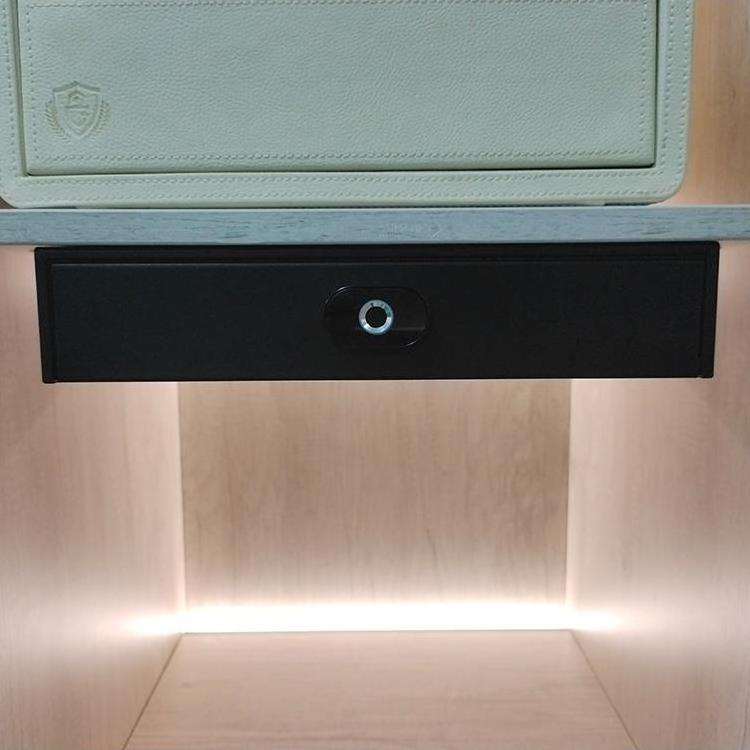 Hanging Type Electronic Lock Mini Safes Portable Metal and ABS Steel Gun/Money/Book Drawer Safe with Deposit Safe Box