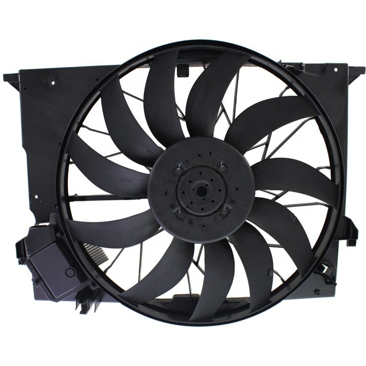 211 500 18 93 W219 W216 Radiator Cooling Fan Assembly For Mercedes W211 W221 W209 Electric EngineCooling Radiator Fan 2115002293