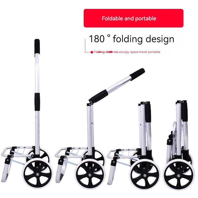 Newly designed portable foldable market drum insulation, expandable and detachable wheel grocery foldable shopping trolley bag