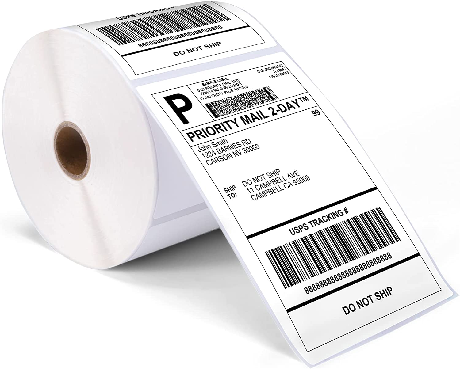 Factory Wholesale Waybill A6 Direct Thermal Paper Stickers 100x150 Shipping Label 6x4 Thermal Label