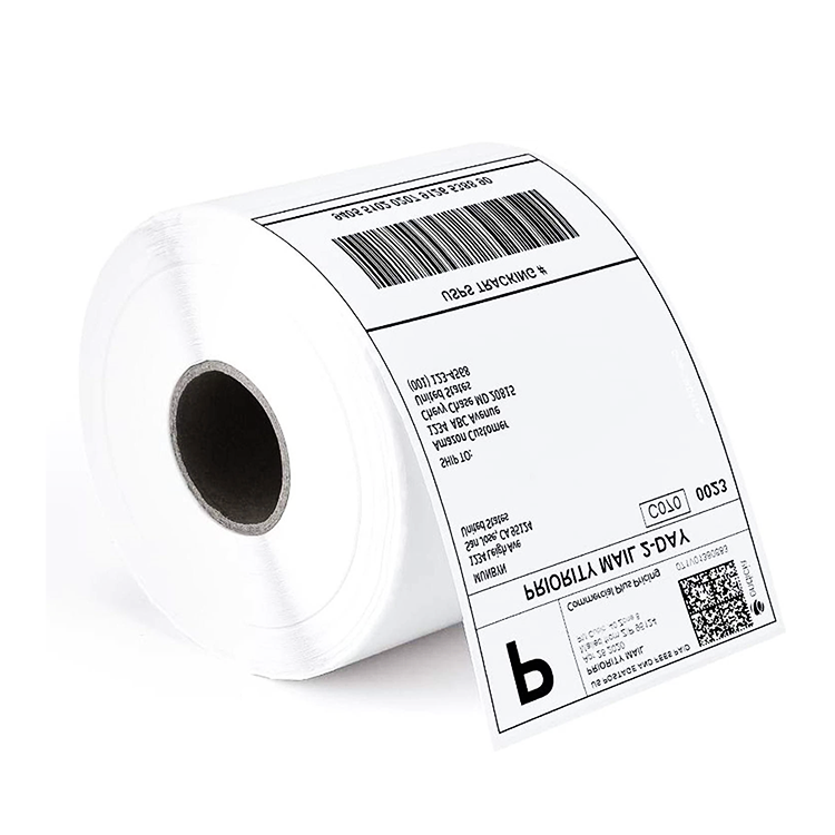 Free Sample self adhesive shipping labels thermal shipping labels waybill termal paper a6 100x150 4x6