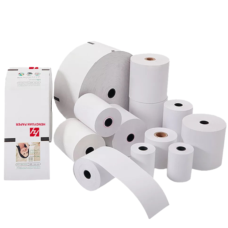 Wholesale 80x80 57x40mm Thermal Printer POS ATM Cash Register Thermal Receipt Paper Rolls Till Manufacturer