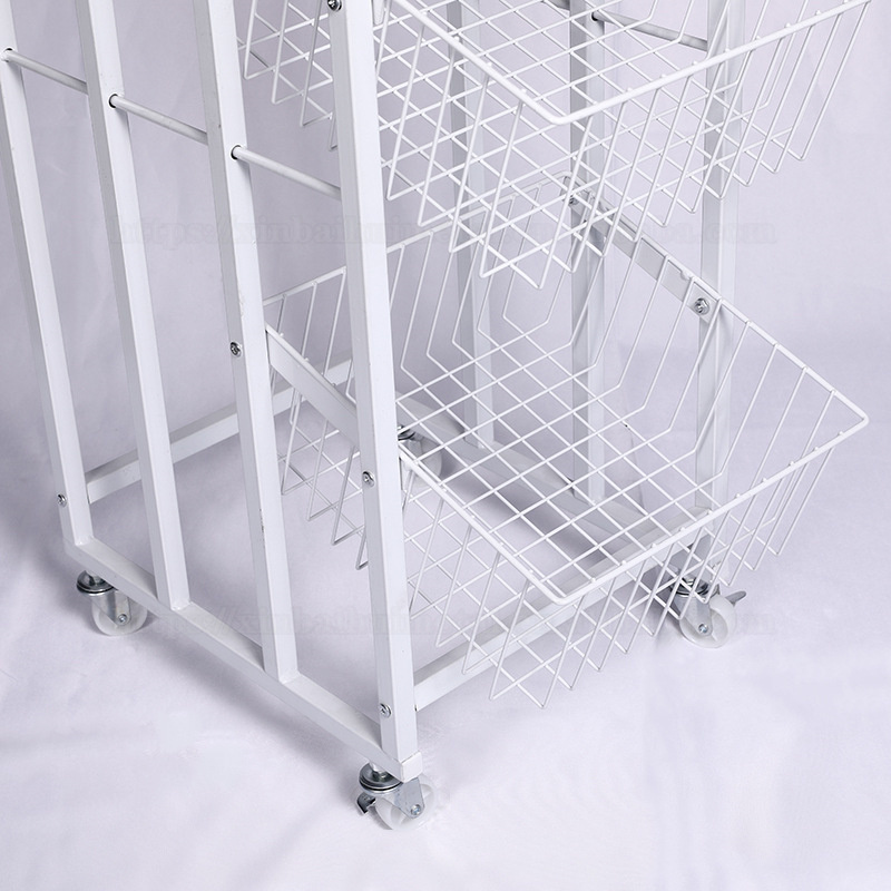 Mobile Multifunctional Storage Rack Multi-Storey Department Store Supermarket Display shelf Umbrella Rack Lightweight Display