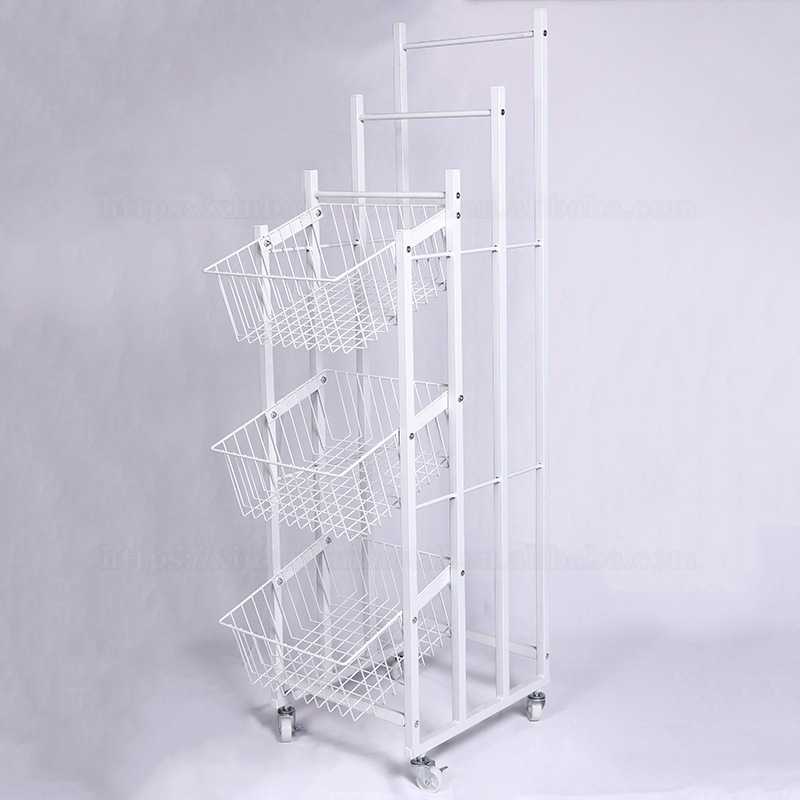 Mobile Multifunctional Storage Rack Multi-Storey Department Store Supermarket Display shelf Umbrella Rack Lightweight Display