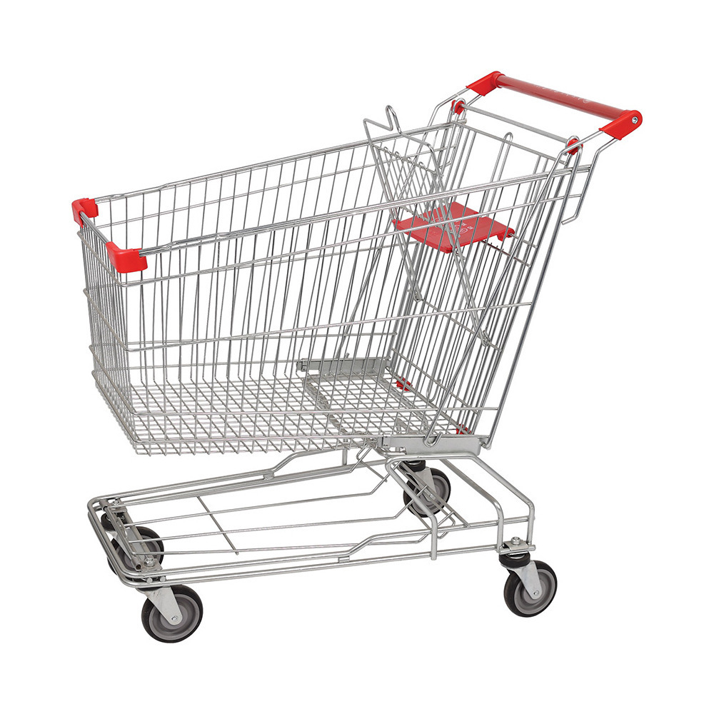 Factory Metal Grocery Trolley Cart Shopping Trolley For Supermarket