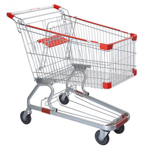 Factory Metal Grocery Trolley Cart Shopping Trolley For Supermarket