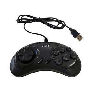 USB Buttons Game Controller For SEGA USB Joystick Holder For PC MAC Mega Drive Gamepads