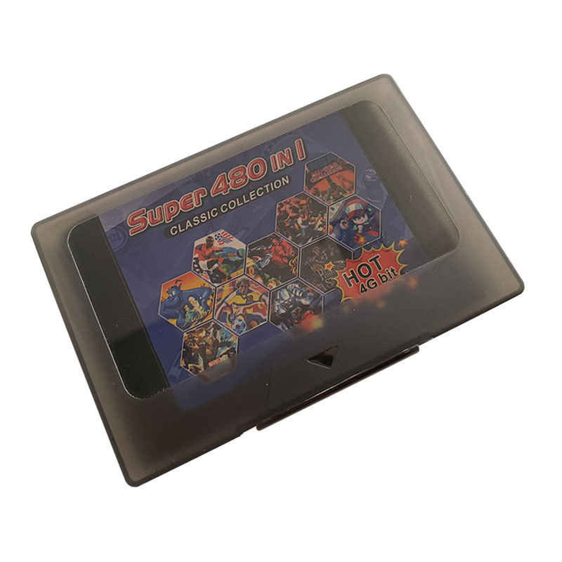 Super 480 in 1 Game Cartridge Classic Collection 16 bit SEGA MD Game Card For Sega Mega Drive For Genesis-4G 16Bit