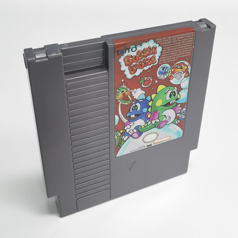 BubbleBobble Multi Game Cartridge For  NTSC And PAL Version 8 Bit Video Game Console