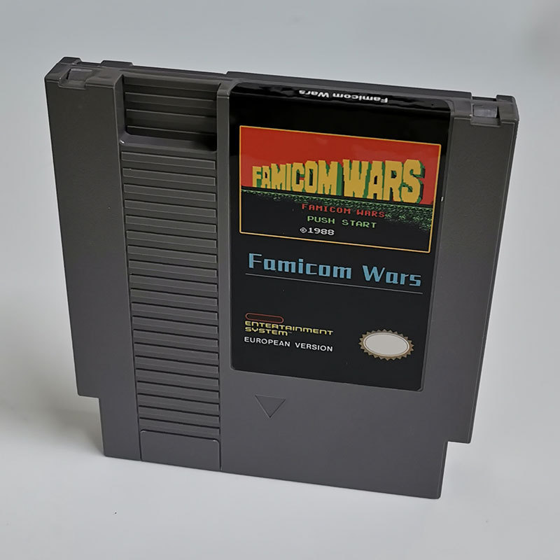 Video Game for Famicom Wars  Game Cartridge for 8 BIT 72 PIN NES Game Console