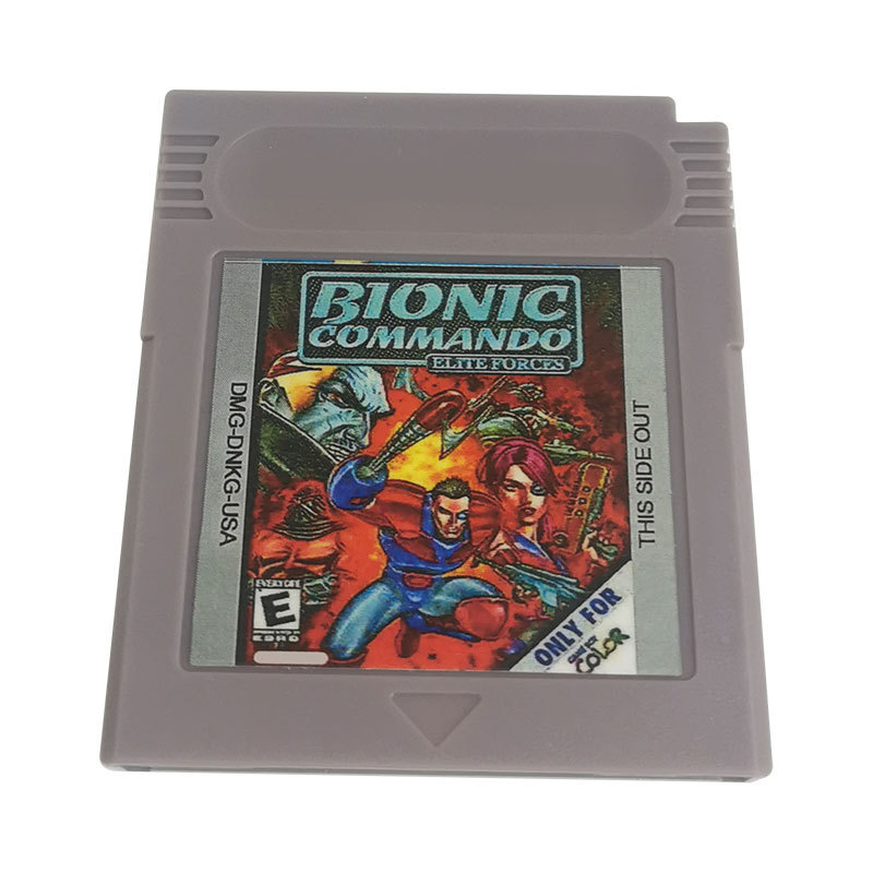 Bionic Commando Elite Forces GB Game Cartridge Card for GB SP/NDS//3DS Consoles 32 Bit Video Games English Language Version