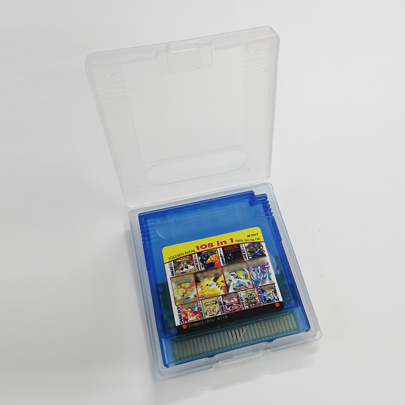 Factory Manufacturer Customized Video Games Cards 32 Bit 108 IN 1 Game Cartridges For GameBoy Color