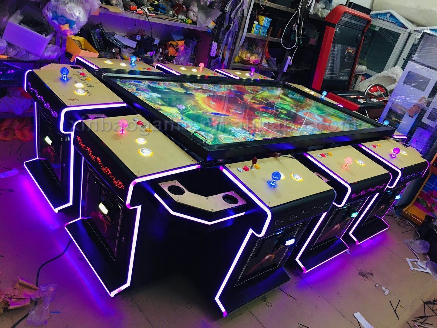 Best Selling Arcade 86 inch 10 player fish game machine table on sale