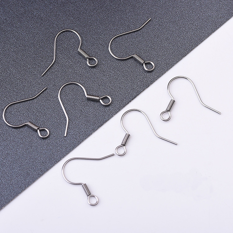 Wholesale Stainless Steel Earring Hook Hypoallergenic Earring Hooks Jewelry Findings for earring making