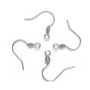 Wholesale Stainless Steel Earring Hook Hypoallergenic Earring Hooks Jewelry Findings for earring making