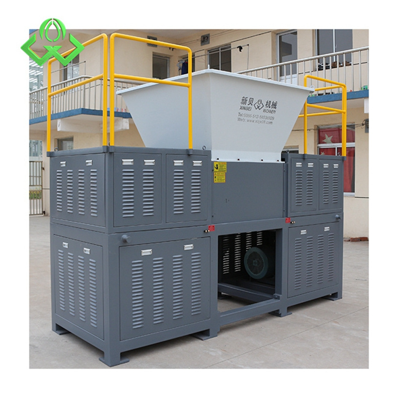 Special design widely used four shaft recycling small tire shredder for plastic cheap hot sale top quality mobile heavy machine