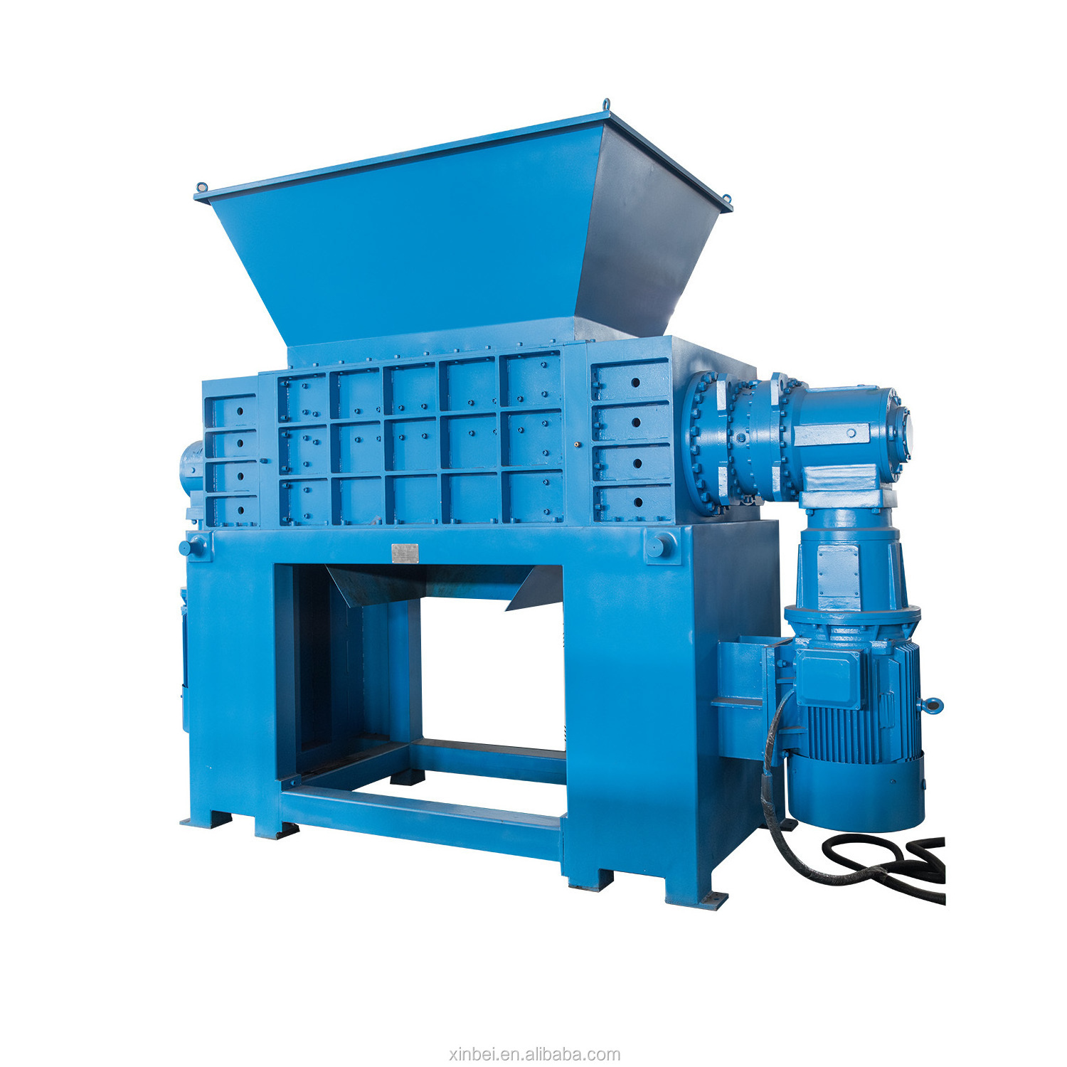 XINBEI double shaft shredder commercial waste cardboard shredder used industrial paper shredder sale manufacturer directly