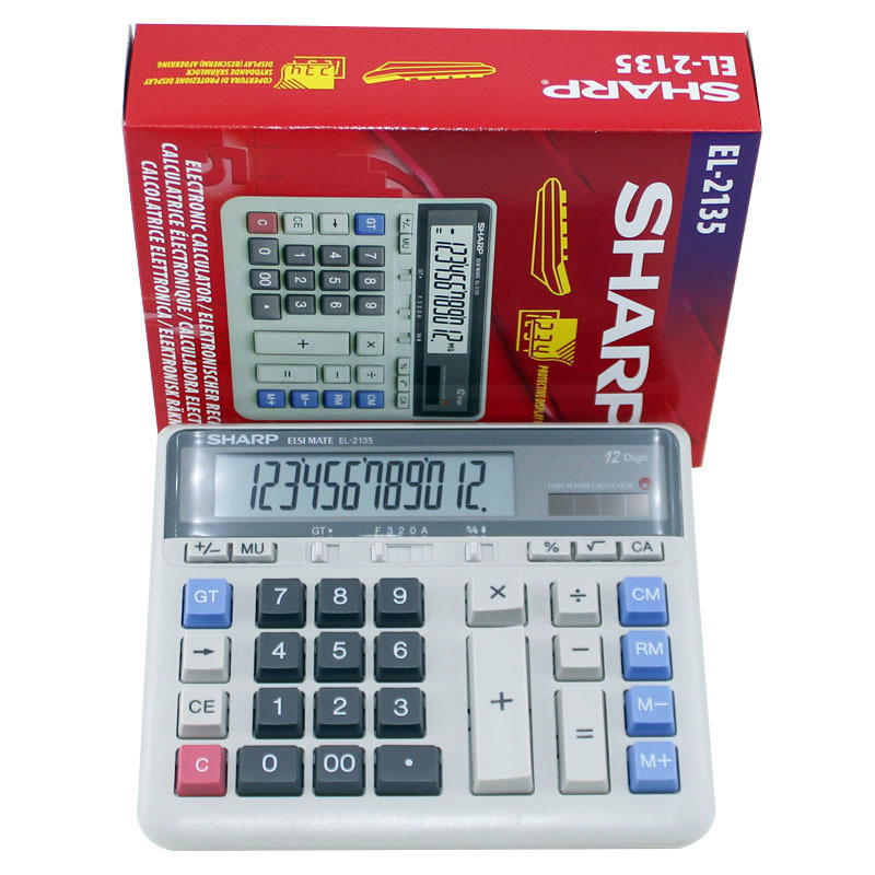 Efficient suitable for office stationery Universal Battery Power 12-Bit Desk Calculator