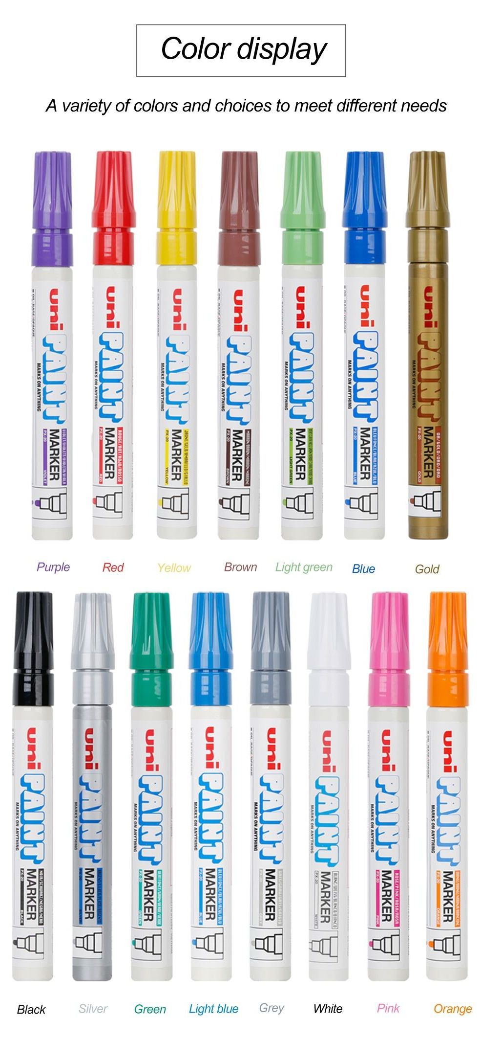 Hot Sale Factory Use Refillable Aluminum Permanent Ink Graffiti Draw Art For Colour Sketch Tire Paint Marker Pen