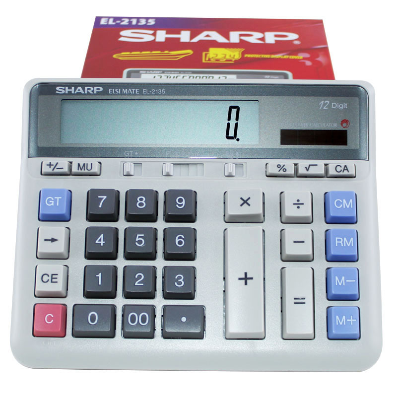 Efficient suitable for office stationery Universal Battery Power 12-Bit Desk Calculator