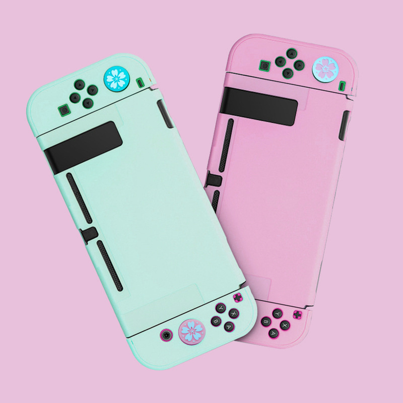 Kawaii Gradient Color Detachable Ultra Thin Protective Full Cover PC Case For Nintendo Switch For Nintendo Switch Controller