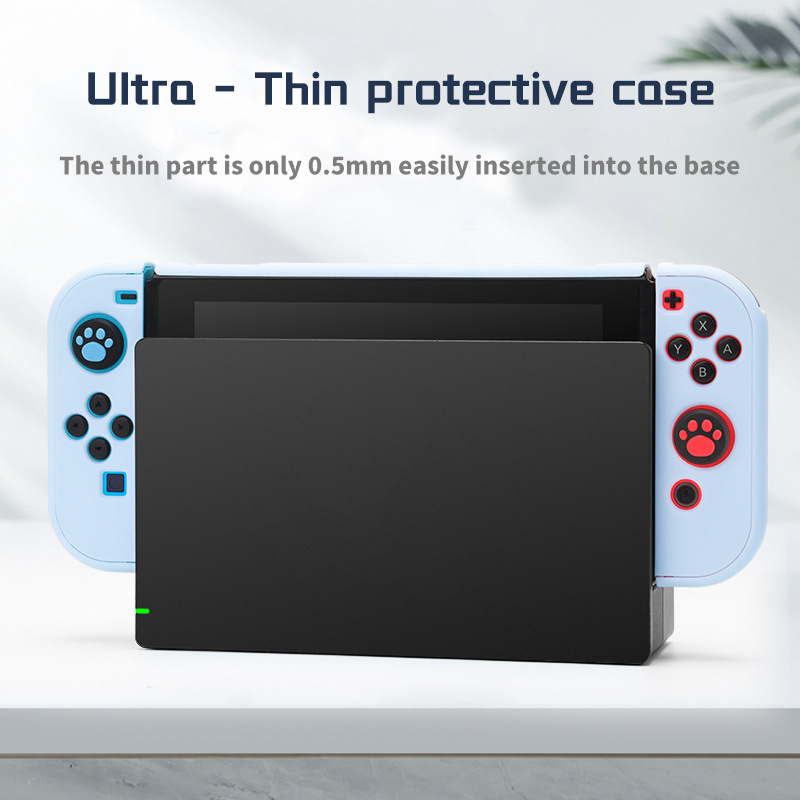 Kawaii Gradient Color Detachable Ultra Thin Protective Full Cover PC Case For Nintendo Switch For Nintendo Switch Controller