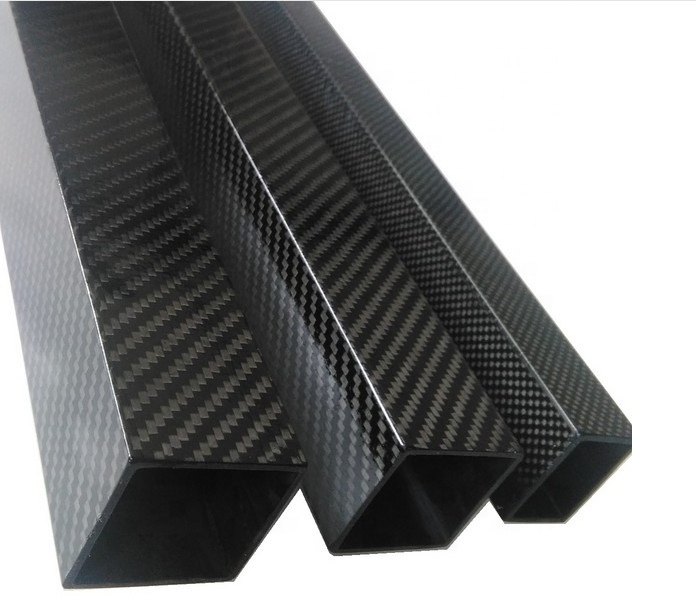 Custom 3k Weave Carbon fiber rectangular tube square carbon fiber tube Manufacturer