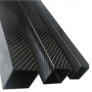 Custom 3k Weave Carbon fiber rectangular tube square carbon fiber tube Manufacturer