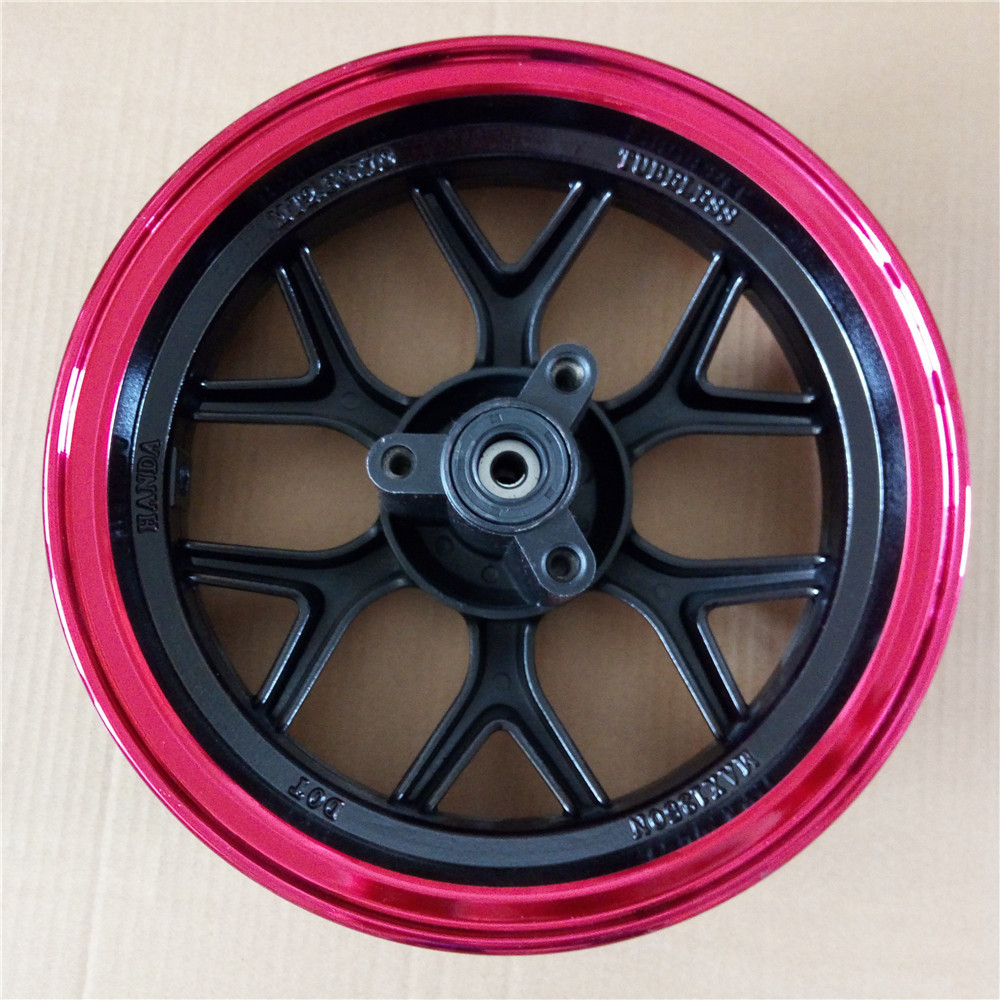 10 inch aluminum alloy motorcycle wheel scooter rims