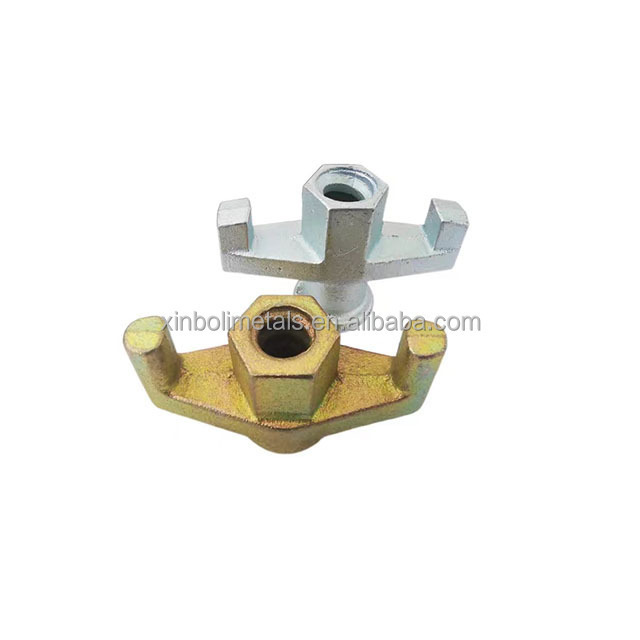 Factory Price concrete walls formwork accessories tie rod anchor nut/Tie Rod Anchor Wing Nut