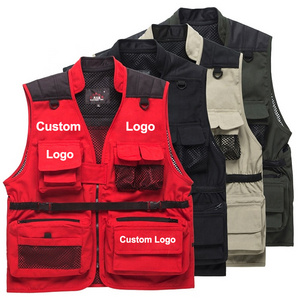 High quality taslon breathable  photographer fishing hunting vest