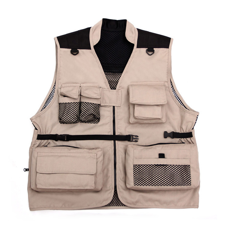 High quality taslon breathable  photographer fishing hunting vest