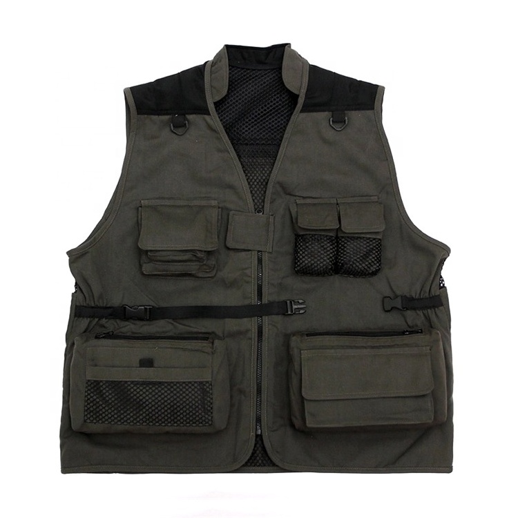 High quality taslon breathable  photographer fishing hunting vest