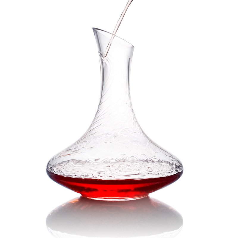 High borosilicate red wine decanter red wine bottle glass for home , bar , hotel