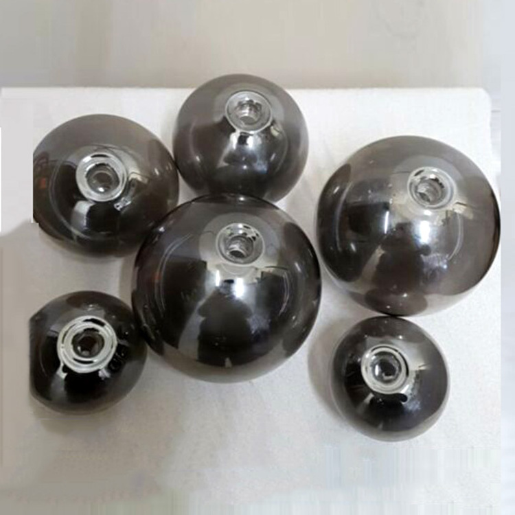 G9 Lamp Electronic Plated Smoked Grey Colored Screw Borosilicate Glass Globe Lamp Cove Light Shade