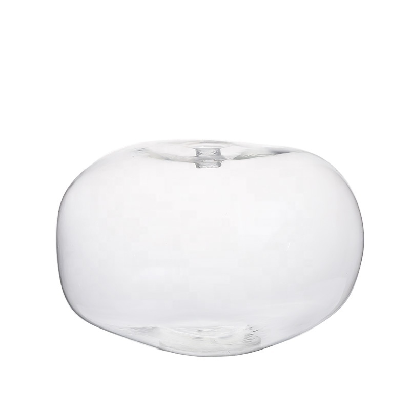 Handblown Amber Borosilicate Irregular Glass Chandelier Lampshade Ceiling Light Shade Cover Pendant Light Diffuser