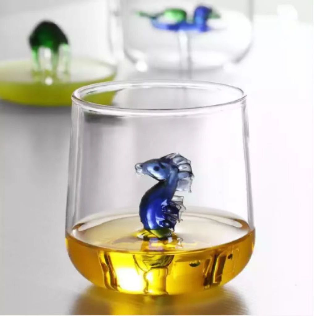 Creative animal glass water glasses are available girl's cute cup gift fashion glass gift festival