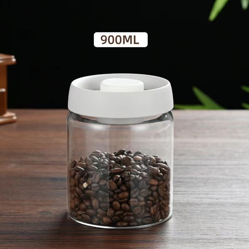 TYGLASS Custom Decal Kitchen Canister Set Glass storage jar with PVC Lid Cute Storage Canisters Halloween Fancy Design Glass Jar