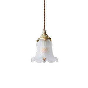 sell well all-copper chandelier Japanese porch bar into the head of the household bed white jade glass brass lamp