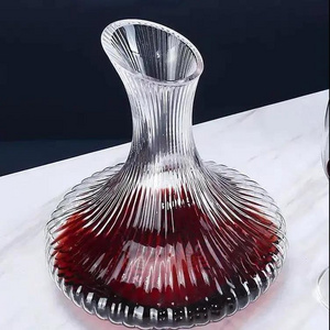 High borosilicate red wine decanter red wine bottle glass for home , bar , hotel