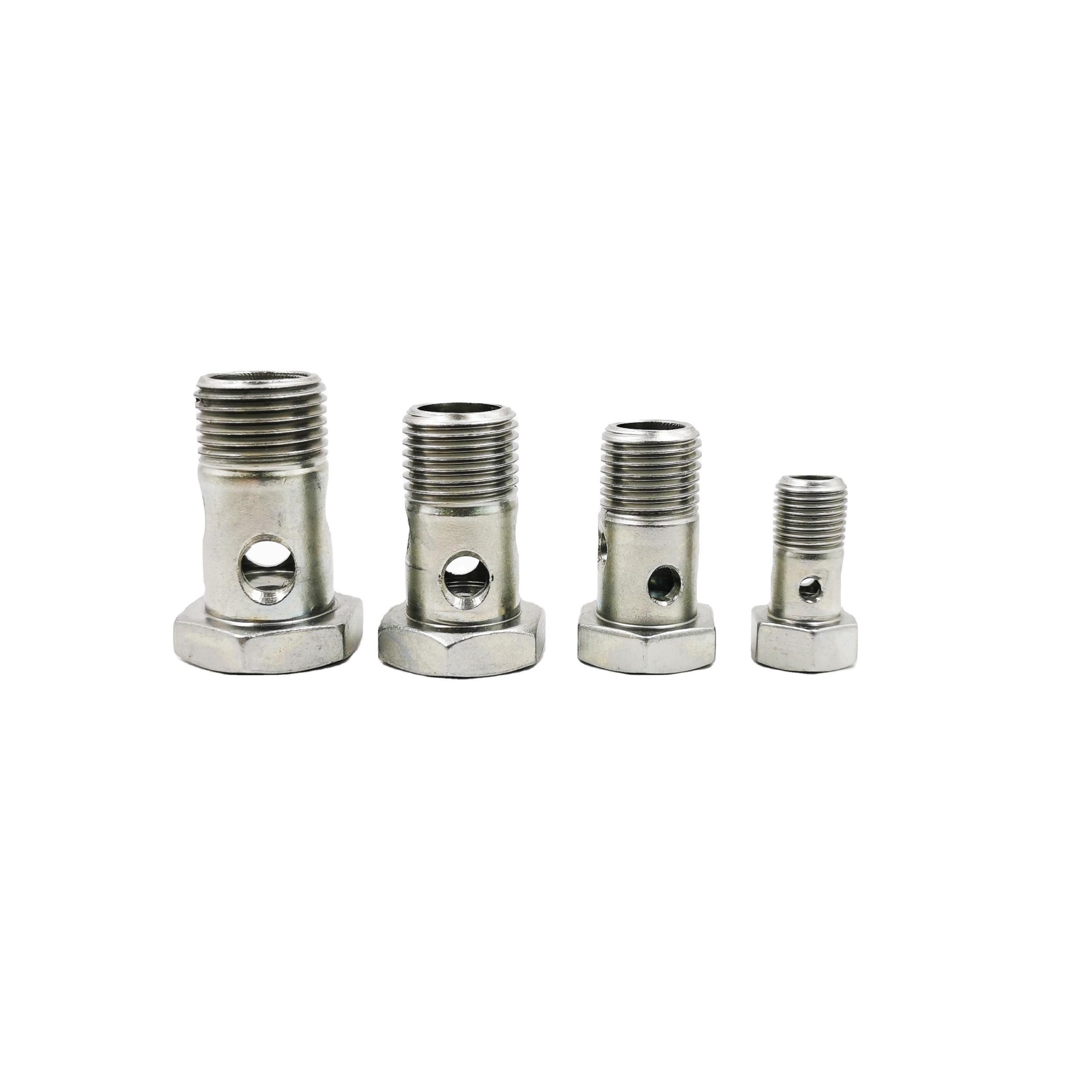 Hollow Banjo Hex Head Bolts Banjo Brake Fittings Stainless Steel hex head bolt with hole