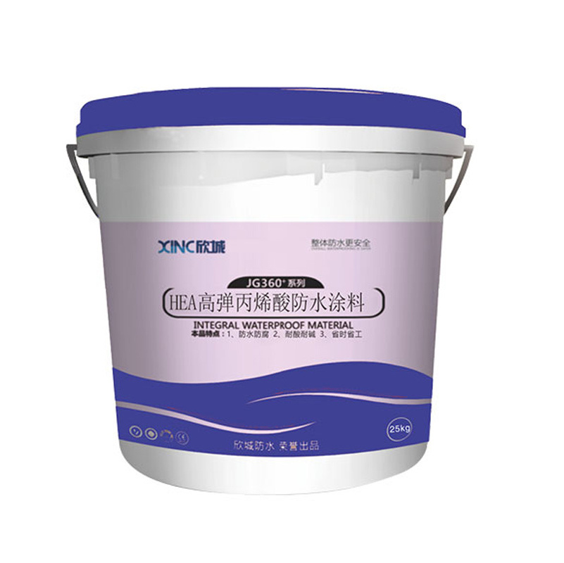 XINC JG360+-HEA Water based  high elastic Roof waterproof coating metal roof or concrete roof sealant water proof coating