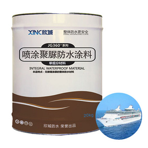 JG360+Factory manufacture on stock SPUA polyurea spray waterproof coating for ship high-speed rail