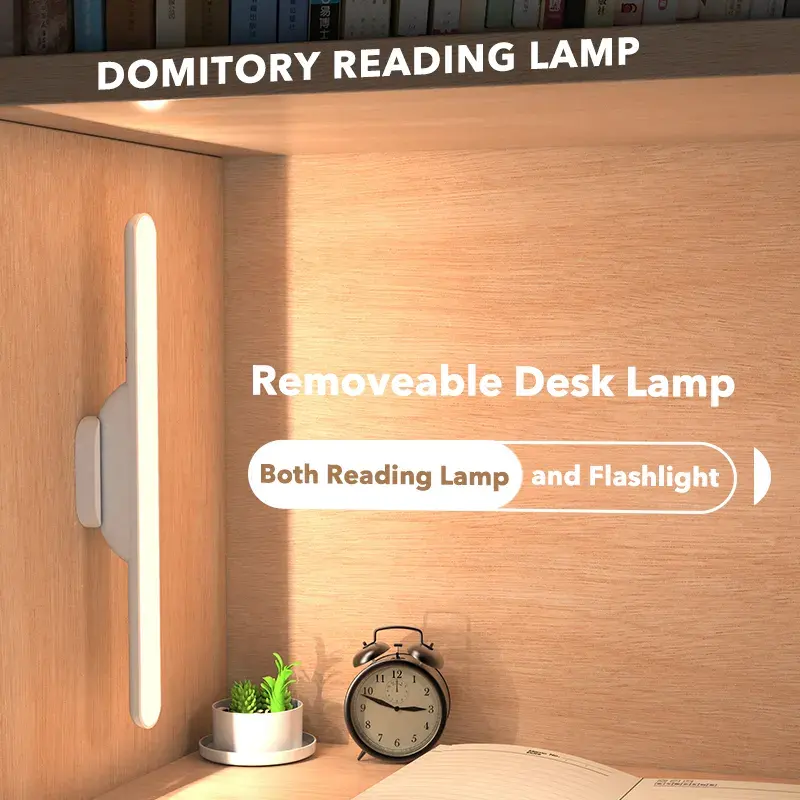 Stepless Dimming Dormitory Reading Night Light Removable Magnetic Wall Light LED Cabinet Lights