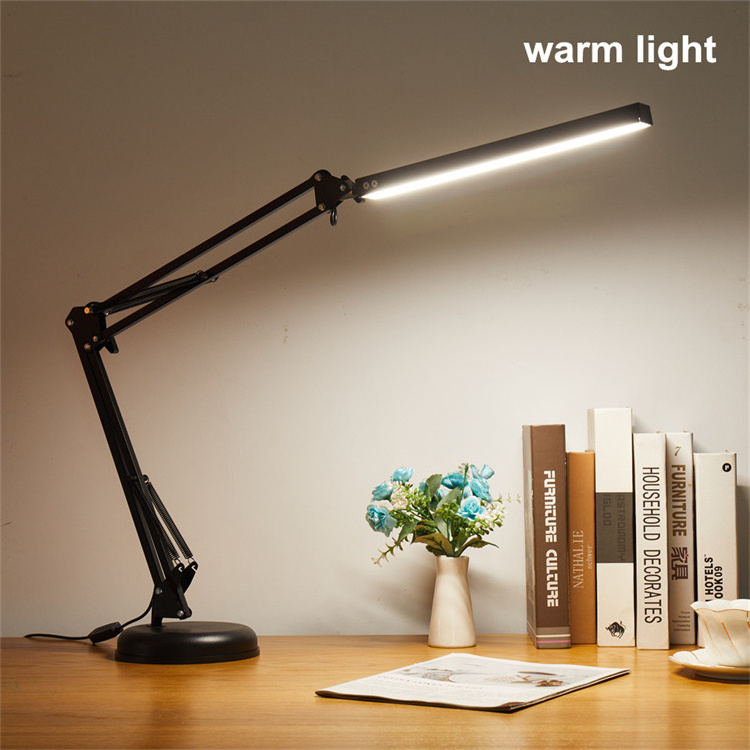 Eye Protection Swing Arm 3 CCT Metal Table Lamps Home Decor Bedroom Bedside Desk Lamp