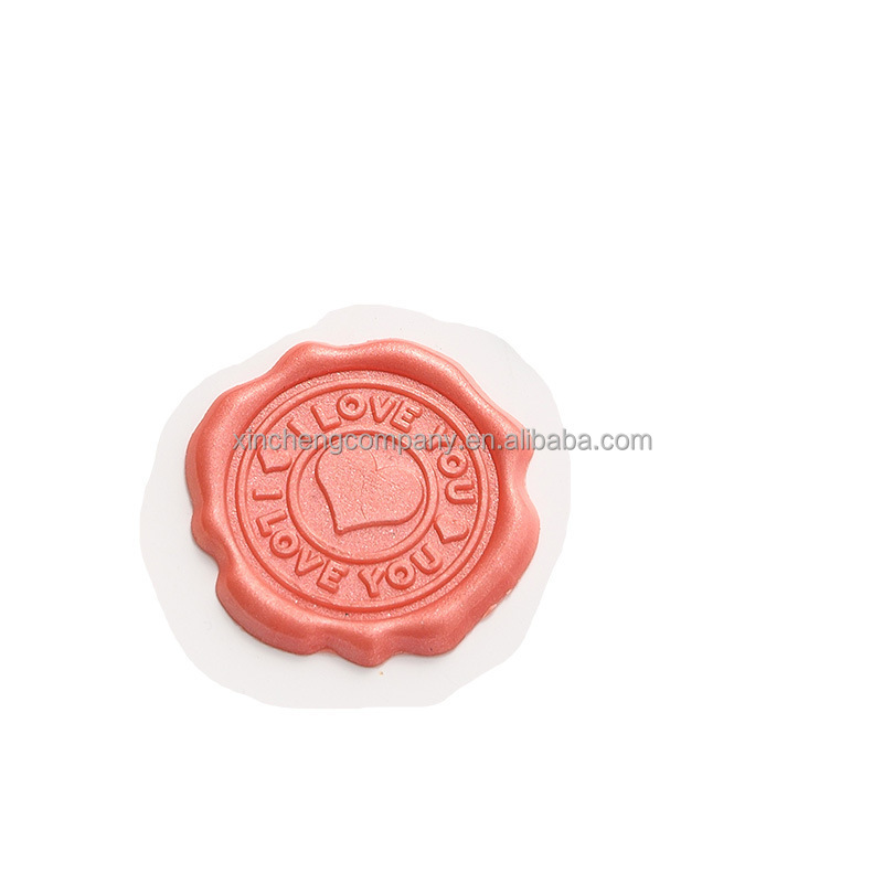 Factory Cheap Price Custom Wax Seal Sticker Self-adhesive Water-resistant 3D Sealing Wax Stickers