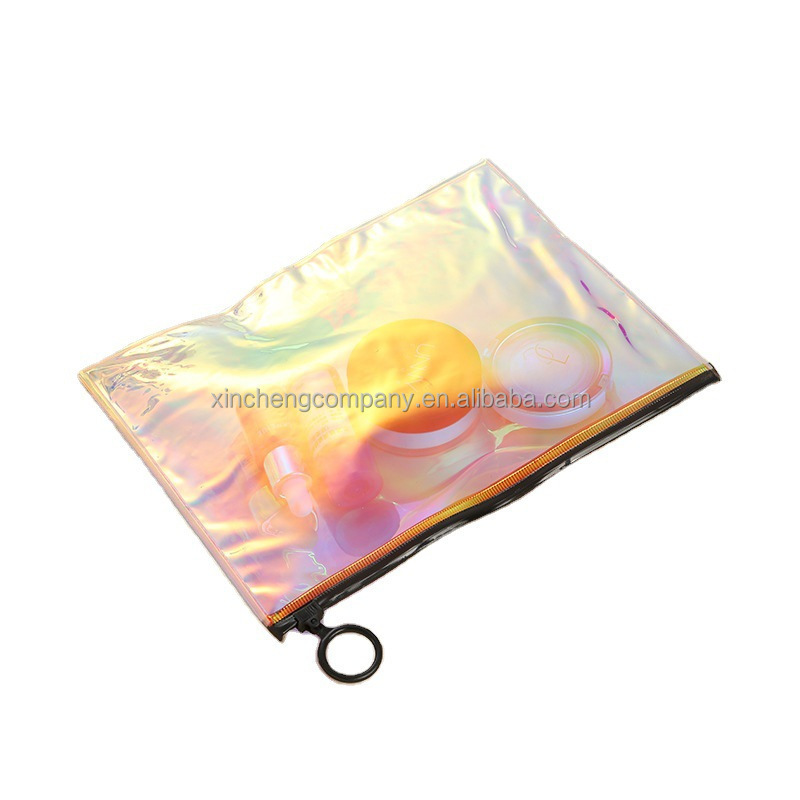 OEM/ODM transparent zipper pvc bags toys custom luxury pvc bag with zipper small pvc bag with zipper